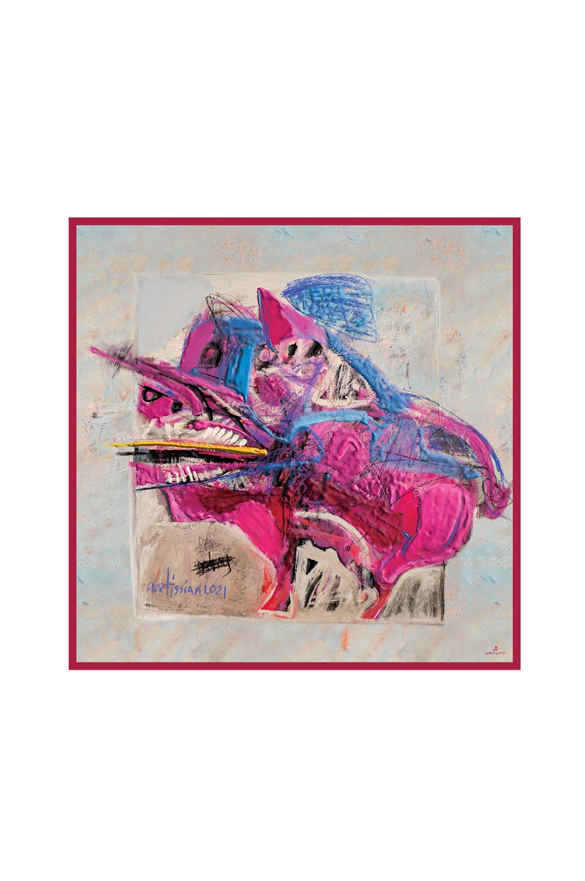 Silk Scarf - Scream