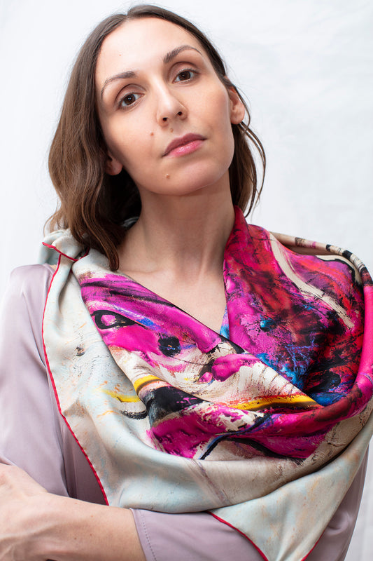 Silk Scarf - Scream