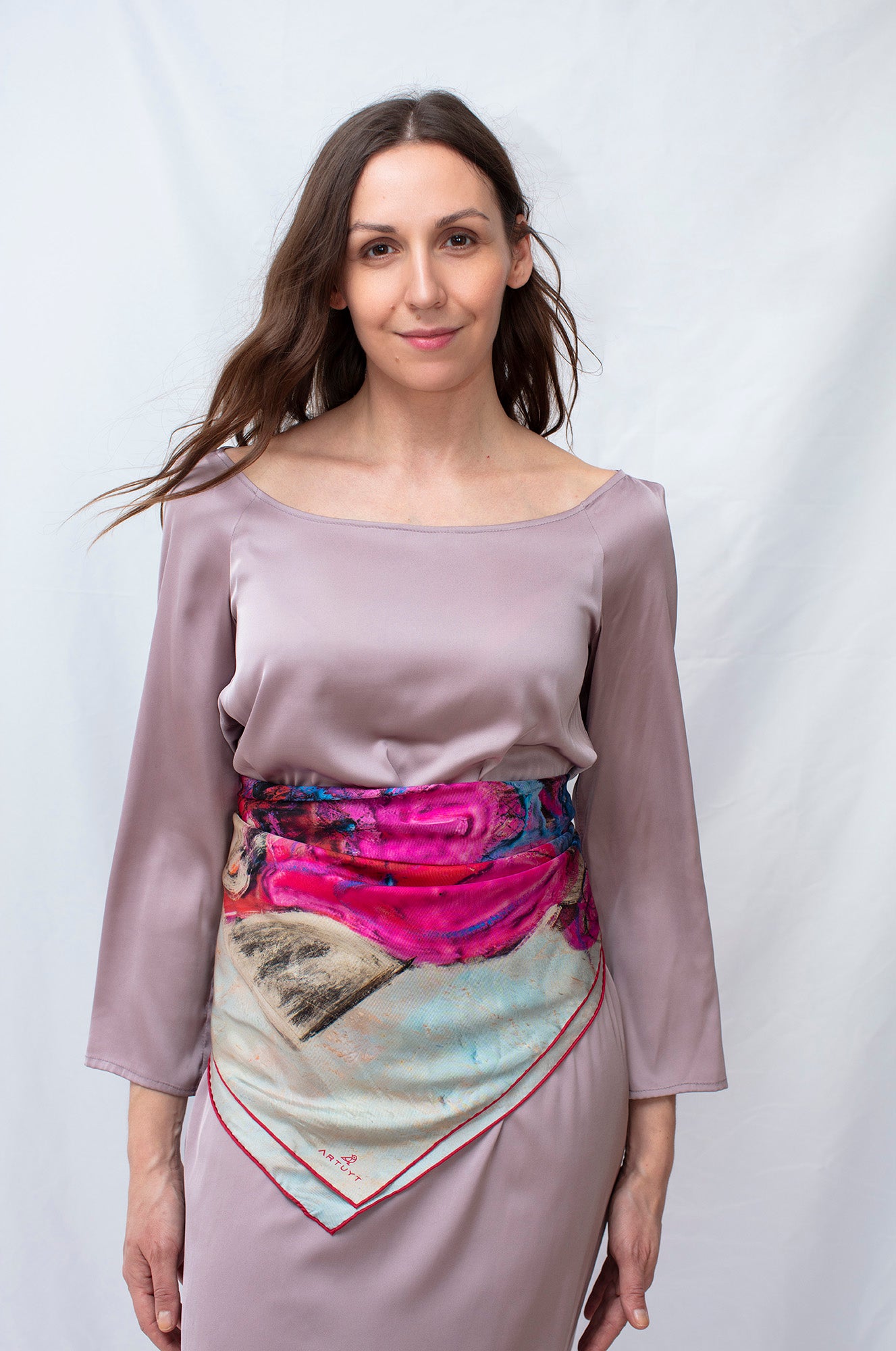 Silk Scarf - Scream