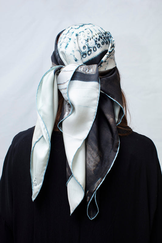 Artuyt Silk Scarf - The Big Fish Of The Small Aquarium