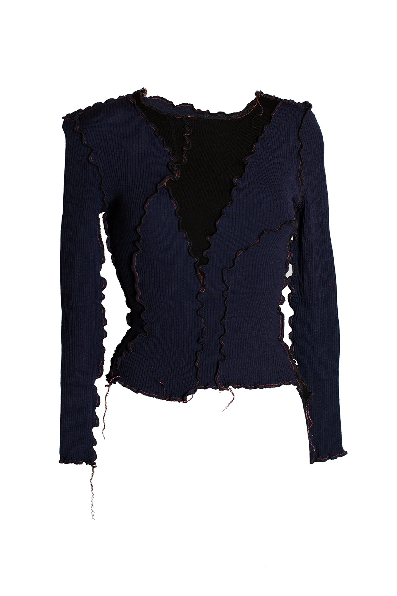Borbala Blaine Navy Top