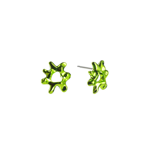 Poison Drop Green Earrings
