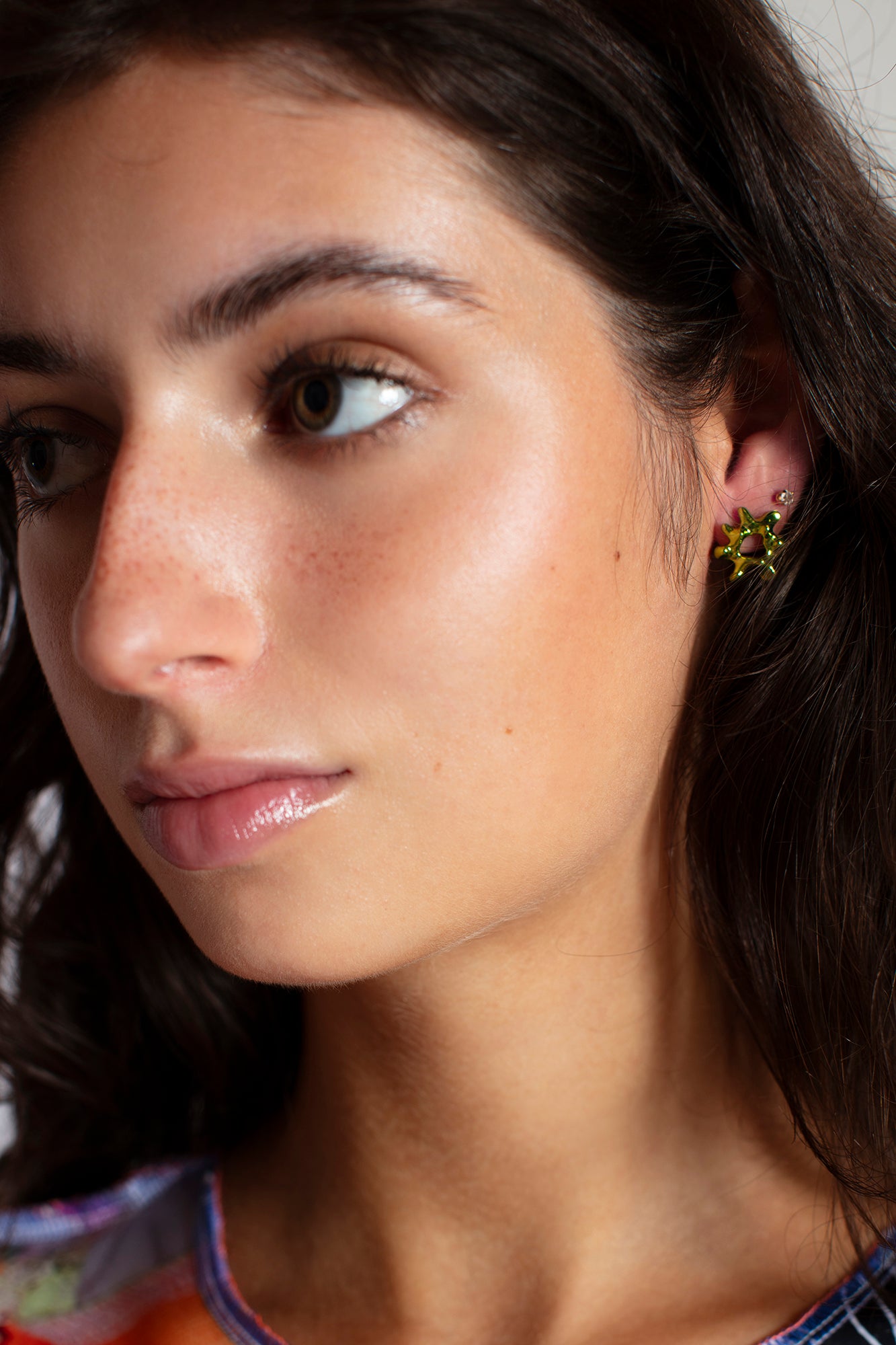 Poison Drop Green Earrings