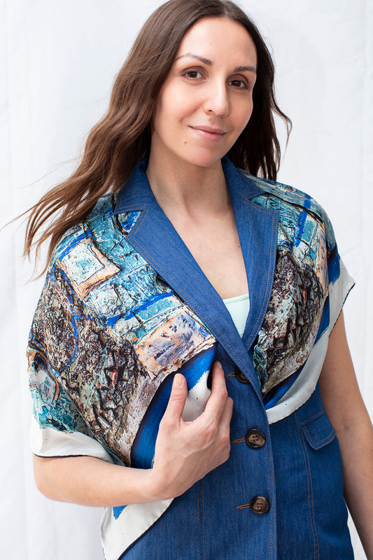 Silk Scarf - Composition #67