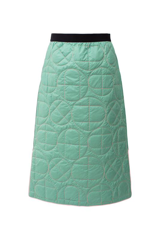 Padded Reversible Skirt Mint Color