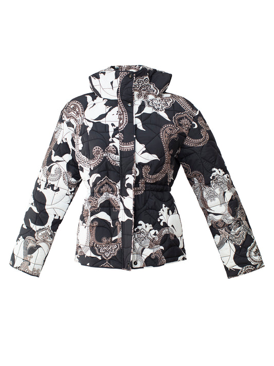 Classic Hooded Padded Half Coat