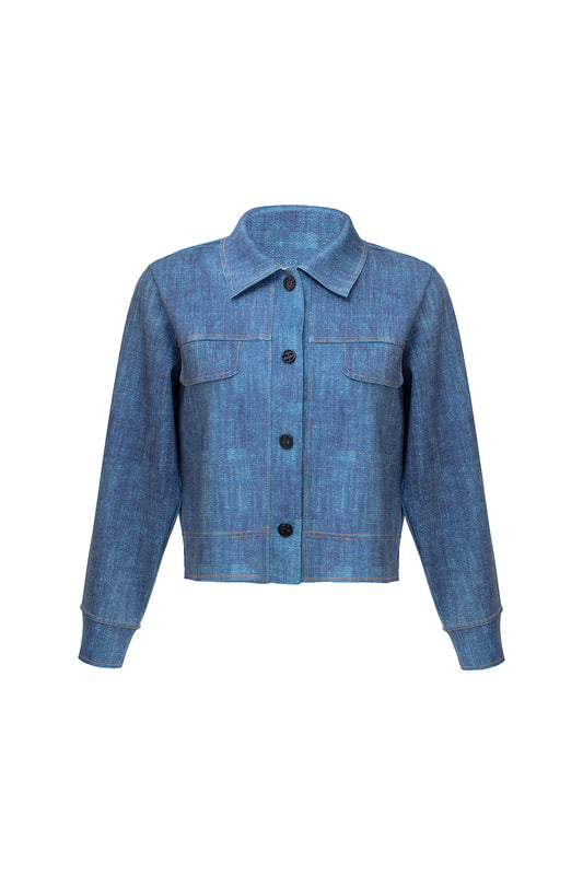 Denimlike Shirt Jacket