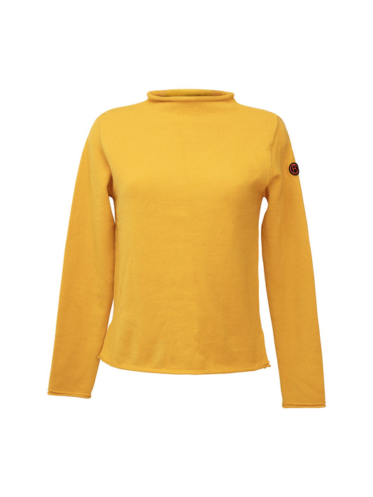 Half-Neck Knit - Yellow