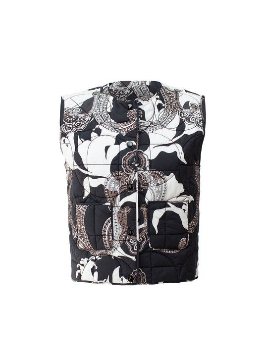 Logo Padded Reversible Vest