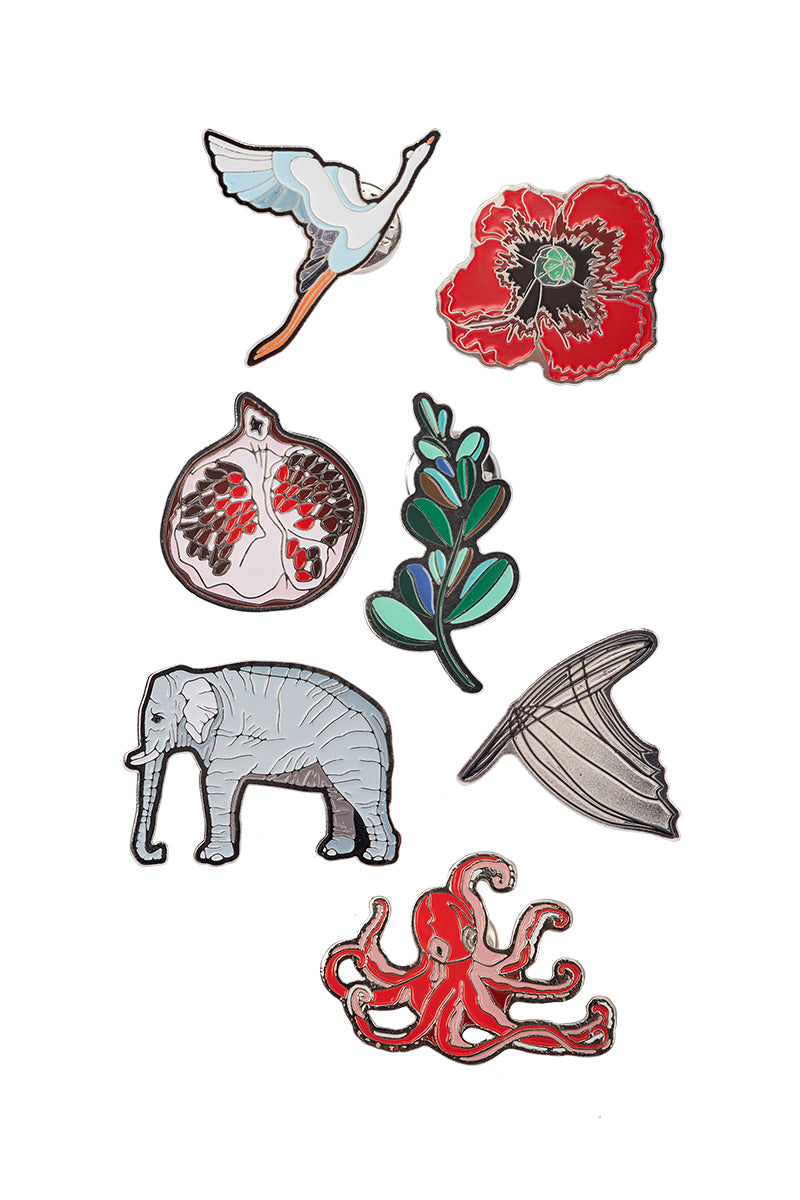 Set of Enamel Pins