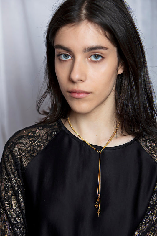 Trinity Symbol Necklace - Gold