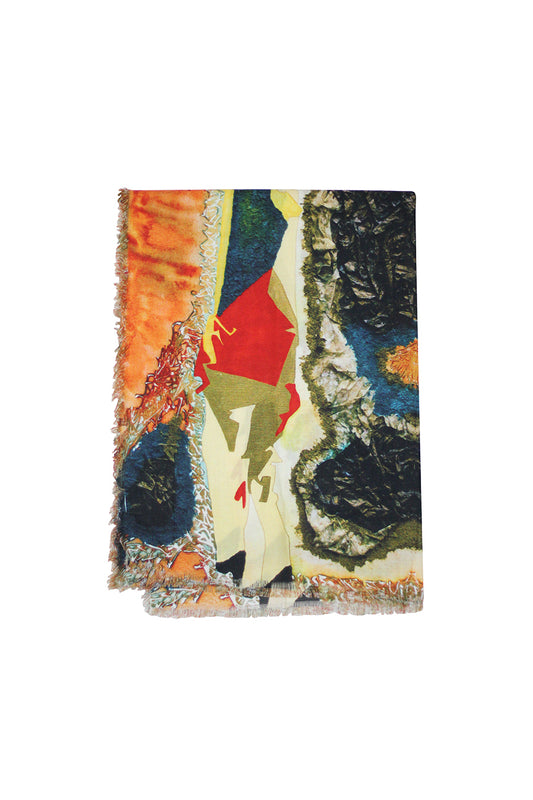 The Lady in Peridome Scarf