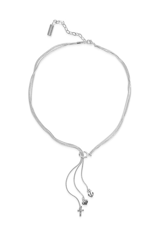 Trinity Symbol Necklace - Silver