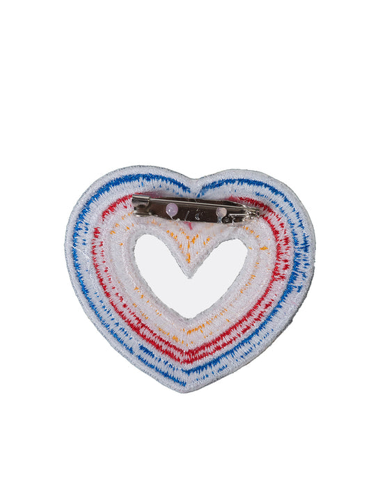 Embroidered Pin Love back view
