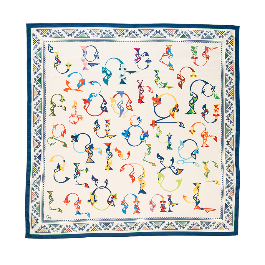 Artuyt Alphabet Scarf full view