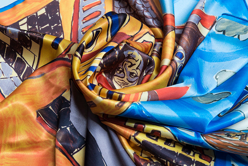 Artuyt-Tale-motif scarf details