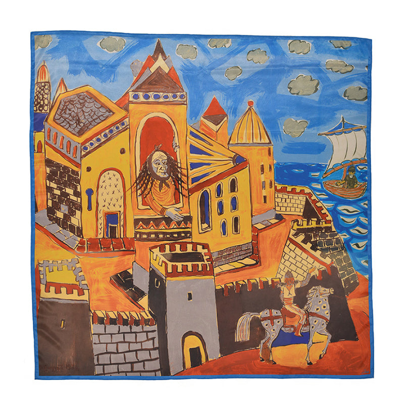 Artuyt-Tale-motif scarf
