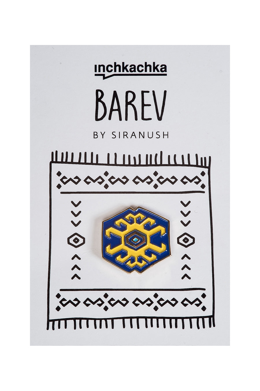 Enamel Pin Barev - Carpet Ornament presentation mode