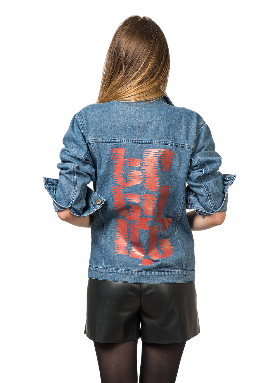 Denim-jacket-with-Logo