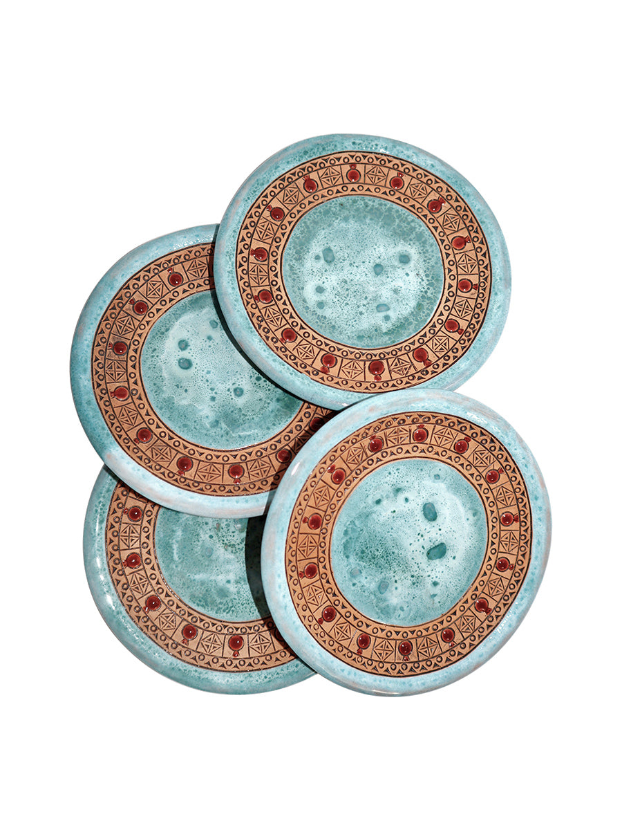Ceramic Jewellery Dish - Sky front view