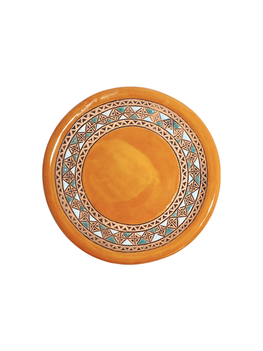 Ceramic Jewellery Dish - Ochre