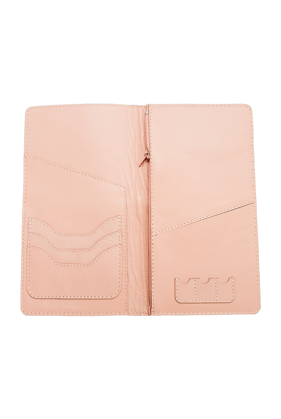 HAY-HAY Travel Wallet - Warm Pink inside view