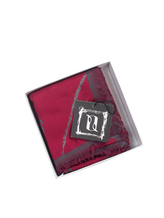 Eternity Burgundy Unisex scarf in accessories box