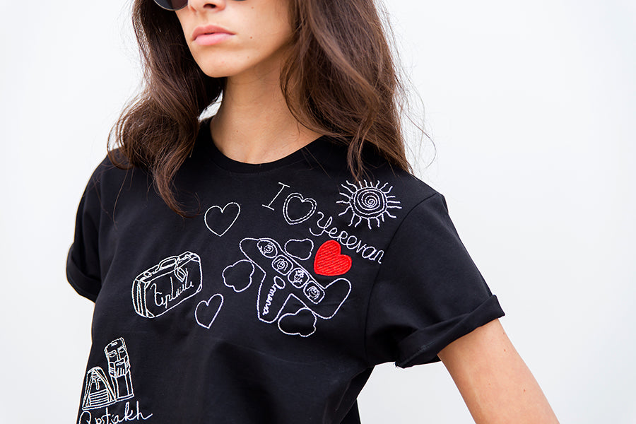 Faina-Embroidered-T-shirt-Black