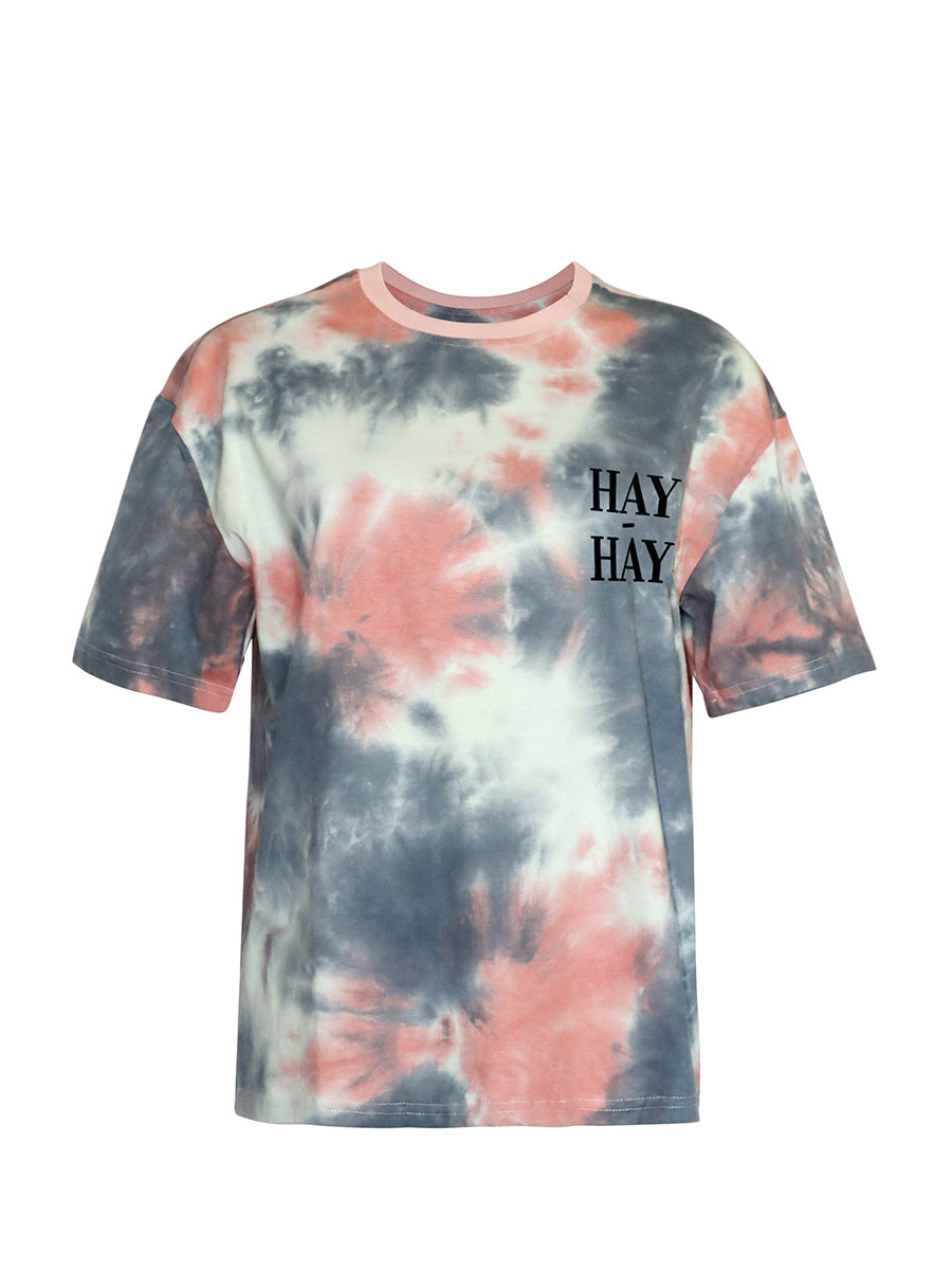 HH Tie Dye Oversized T-Shirt front view