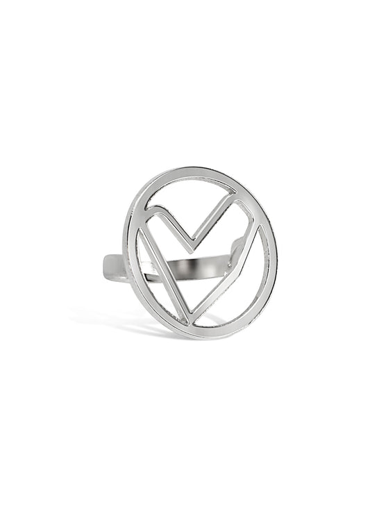 IAMC heart ring - circle round