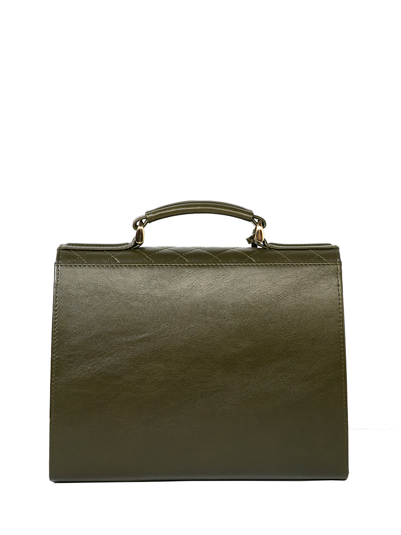 Quilted-handbag- leather - back view