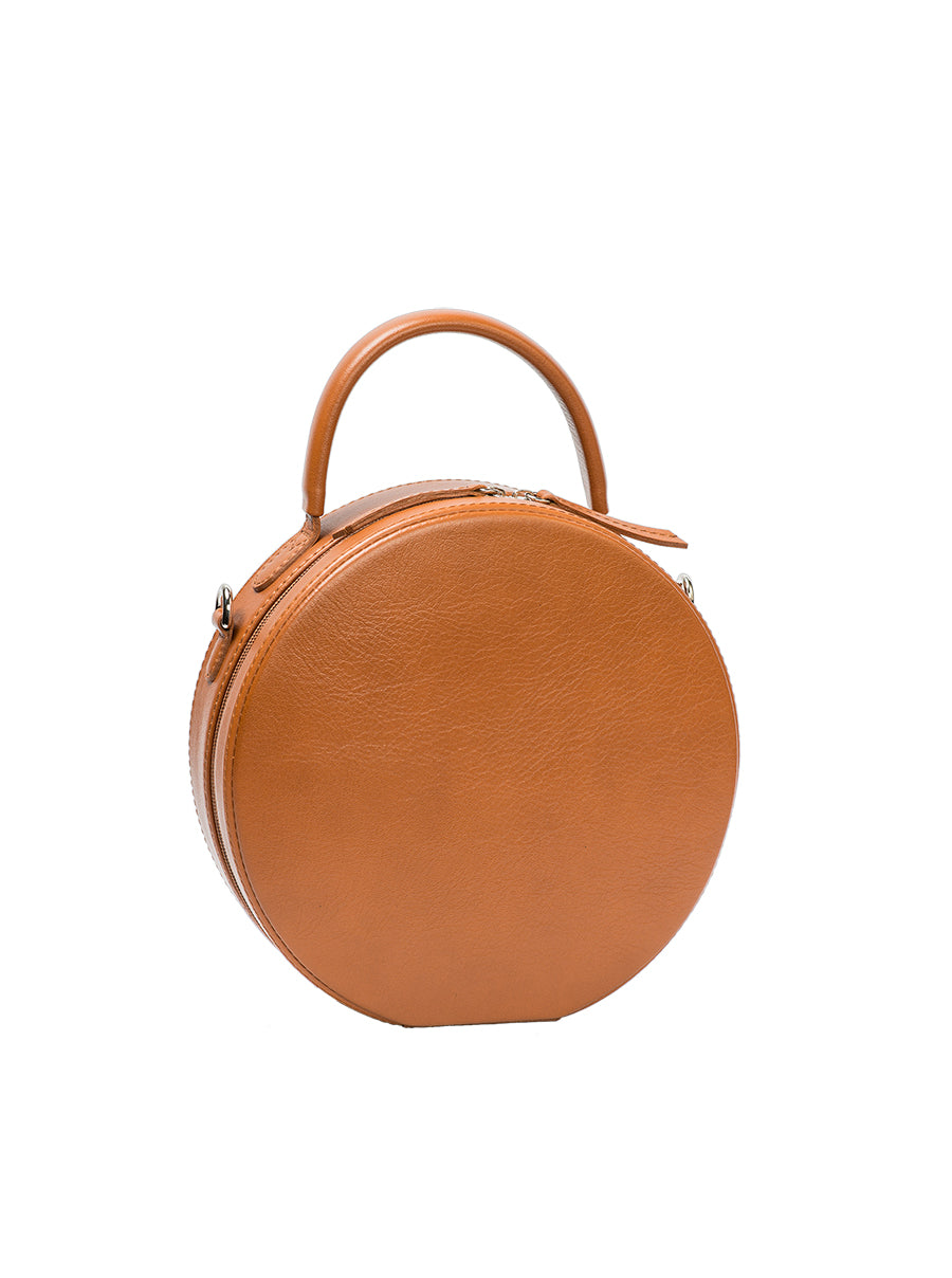 Inga Xavier Circle Bag - Caramel