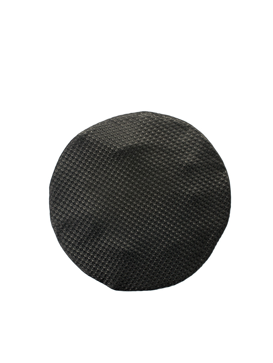 Faux-Leather Beret - Stars view from above