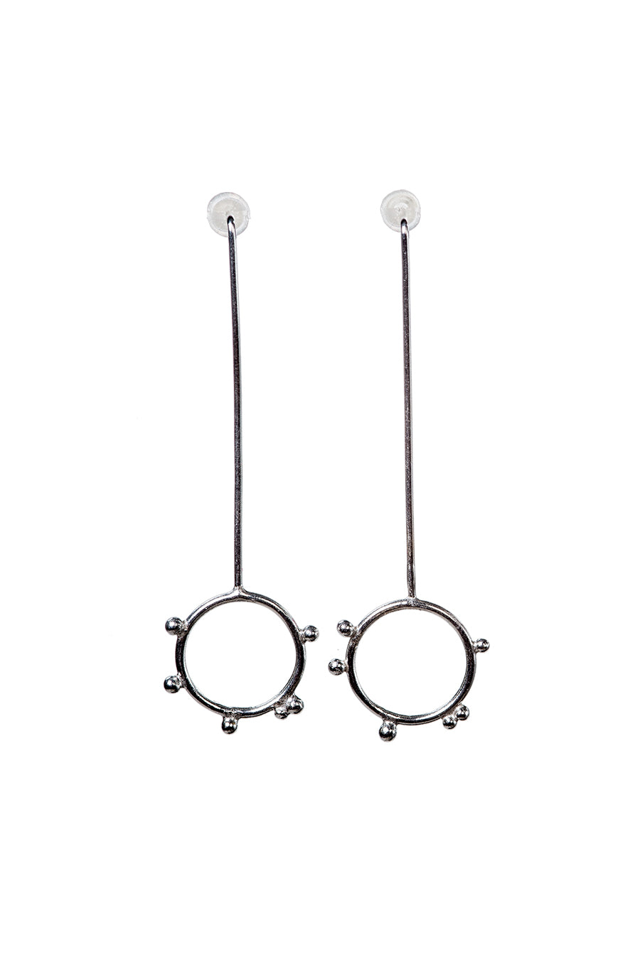 Sun Silver Earrings