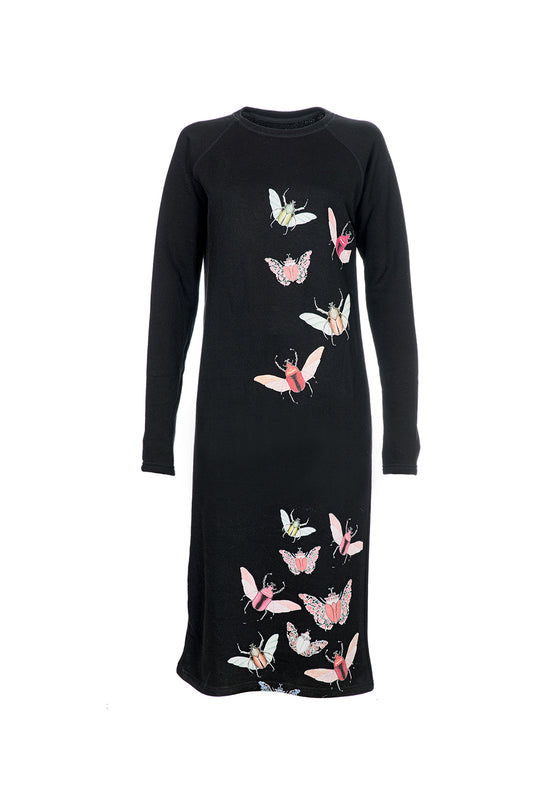 Sweatshirt Dress - Flies by Lilit Sarkisian