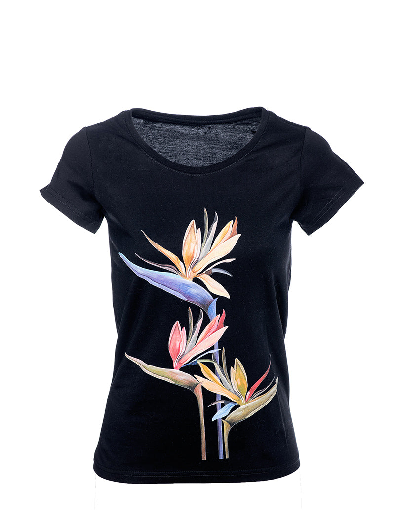 T-shirt Strelitzia – Black