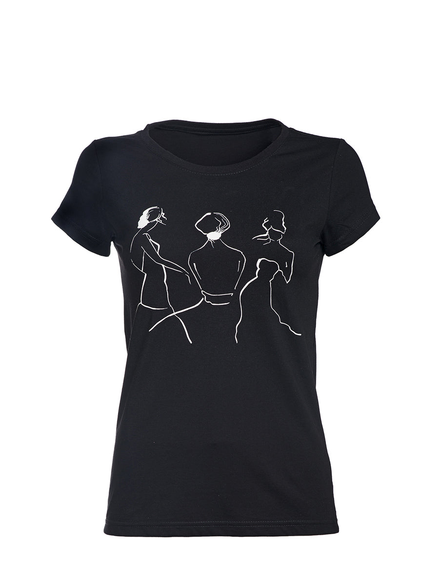 T-shirt Silhouettes – Black