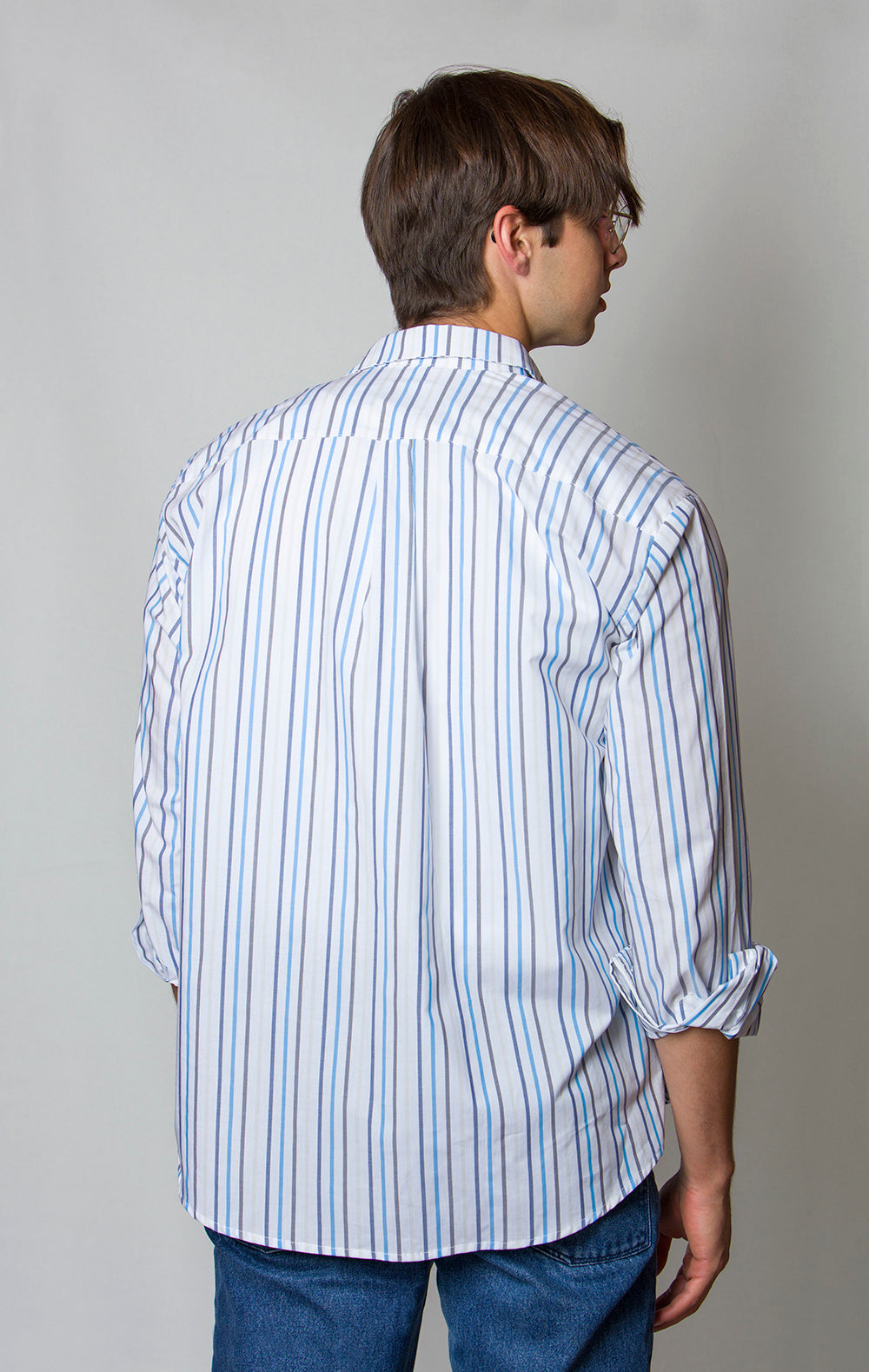 patchwork printed shirt