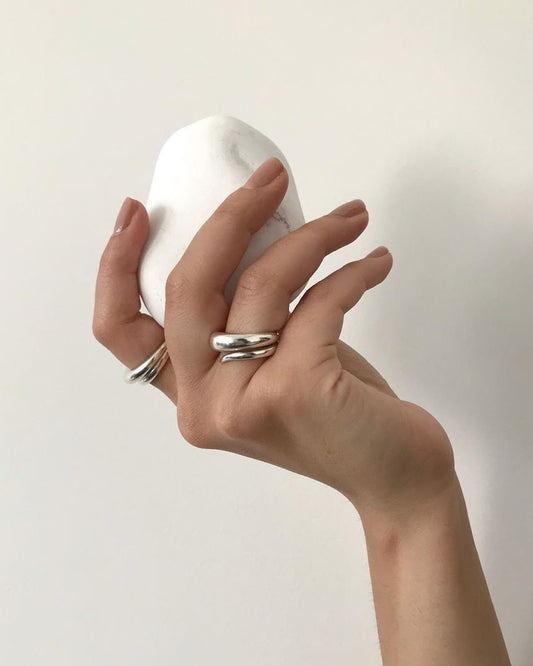 Moghes Tail Silver Ring presentation mode