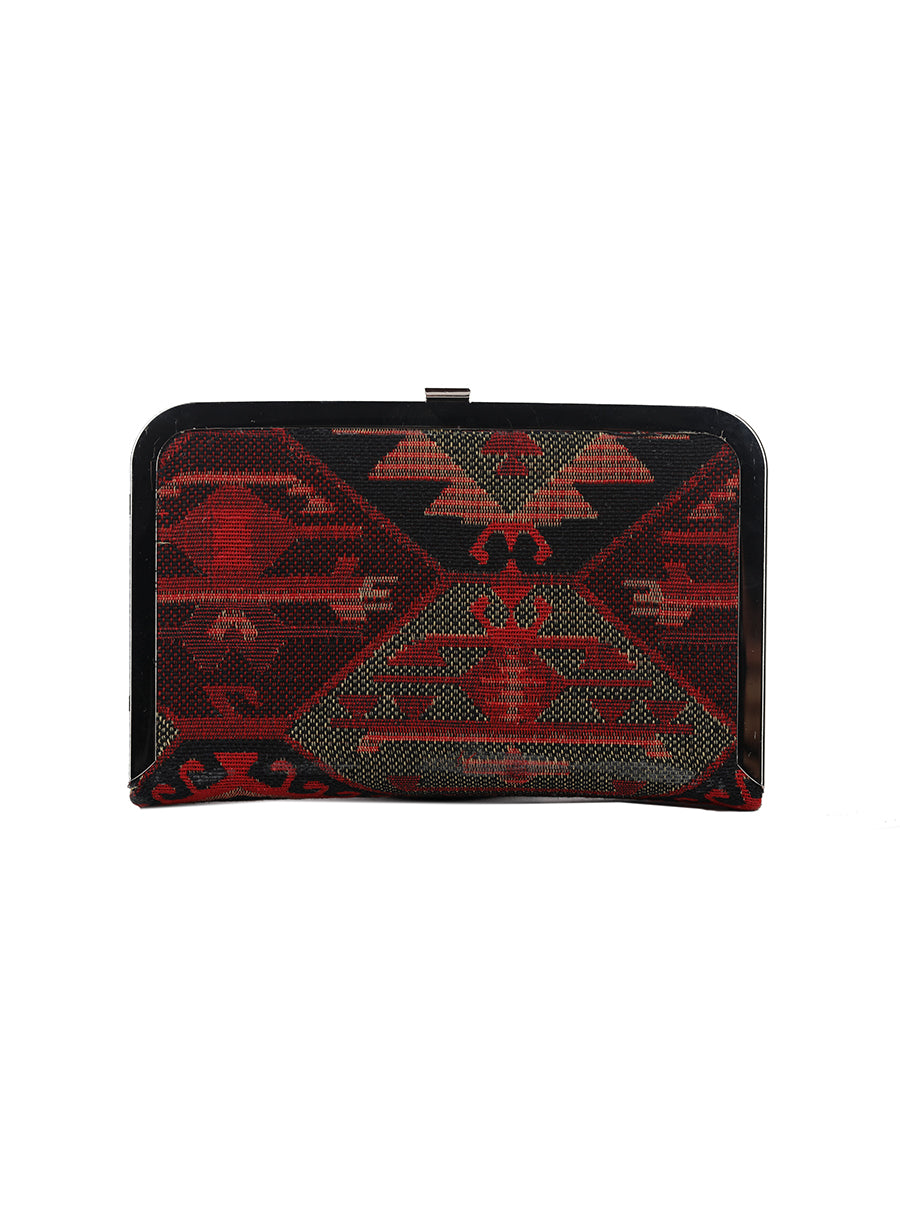 Embroidered Clutch