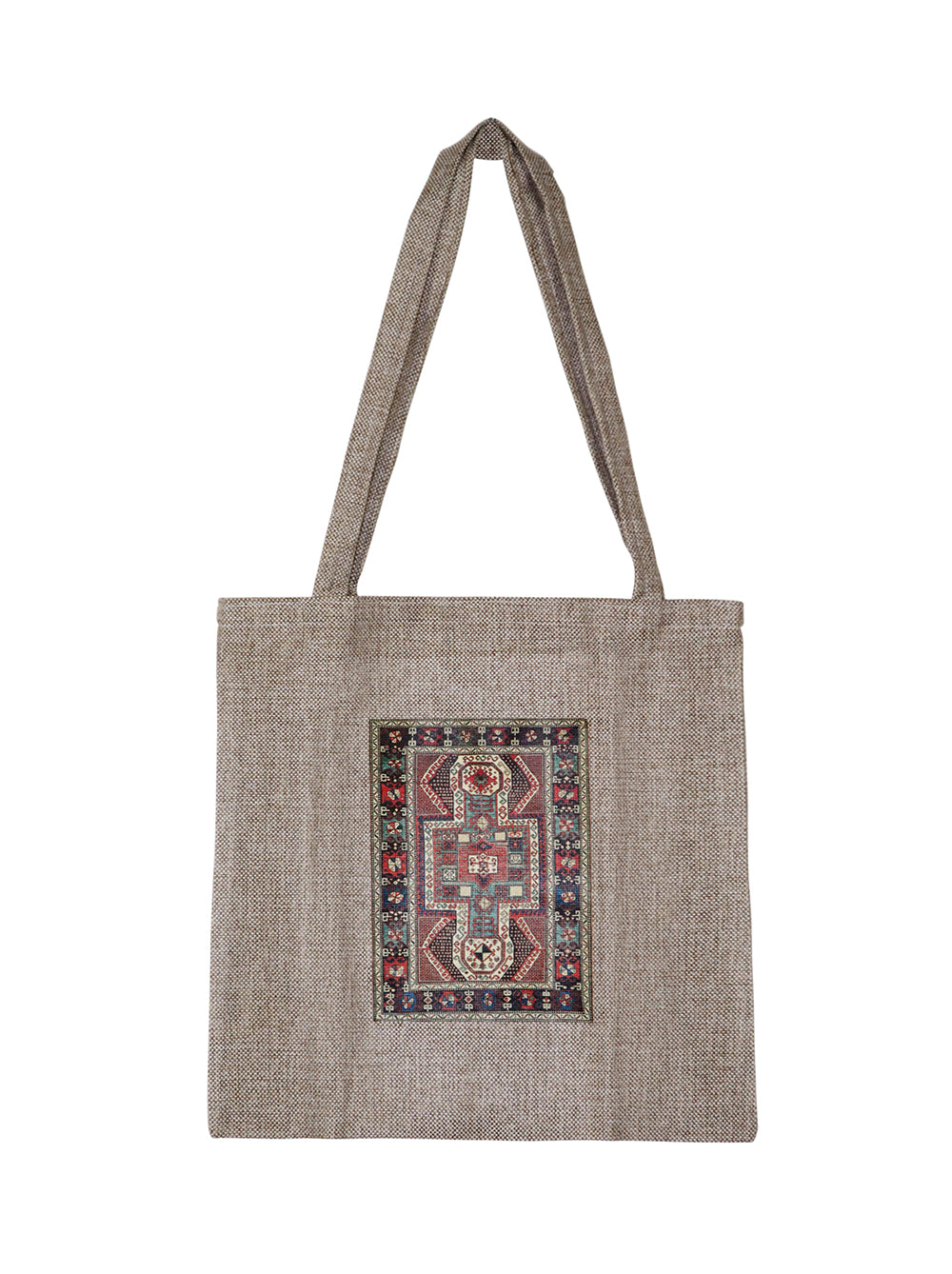 carpet print tote bag