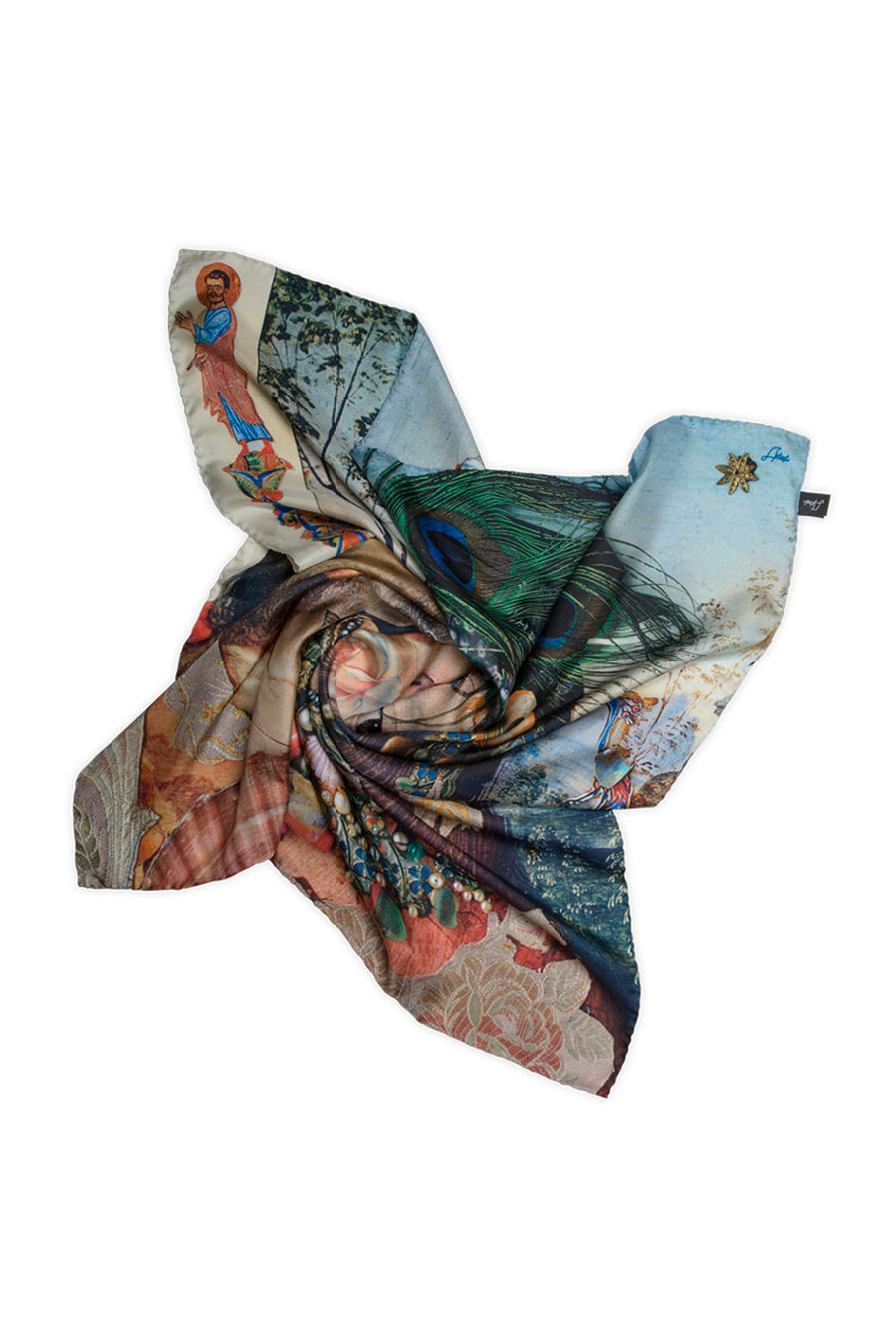 Variation Themes By Pinturicchio and Raphael - Parajanov Silk Scarf