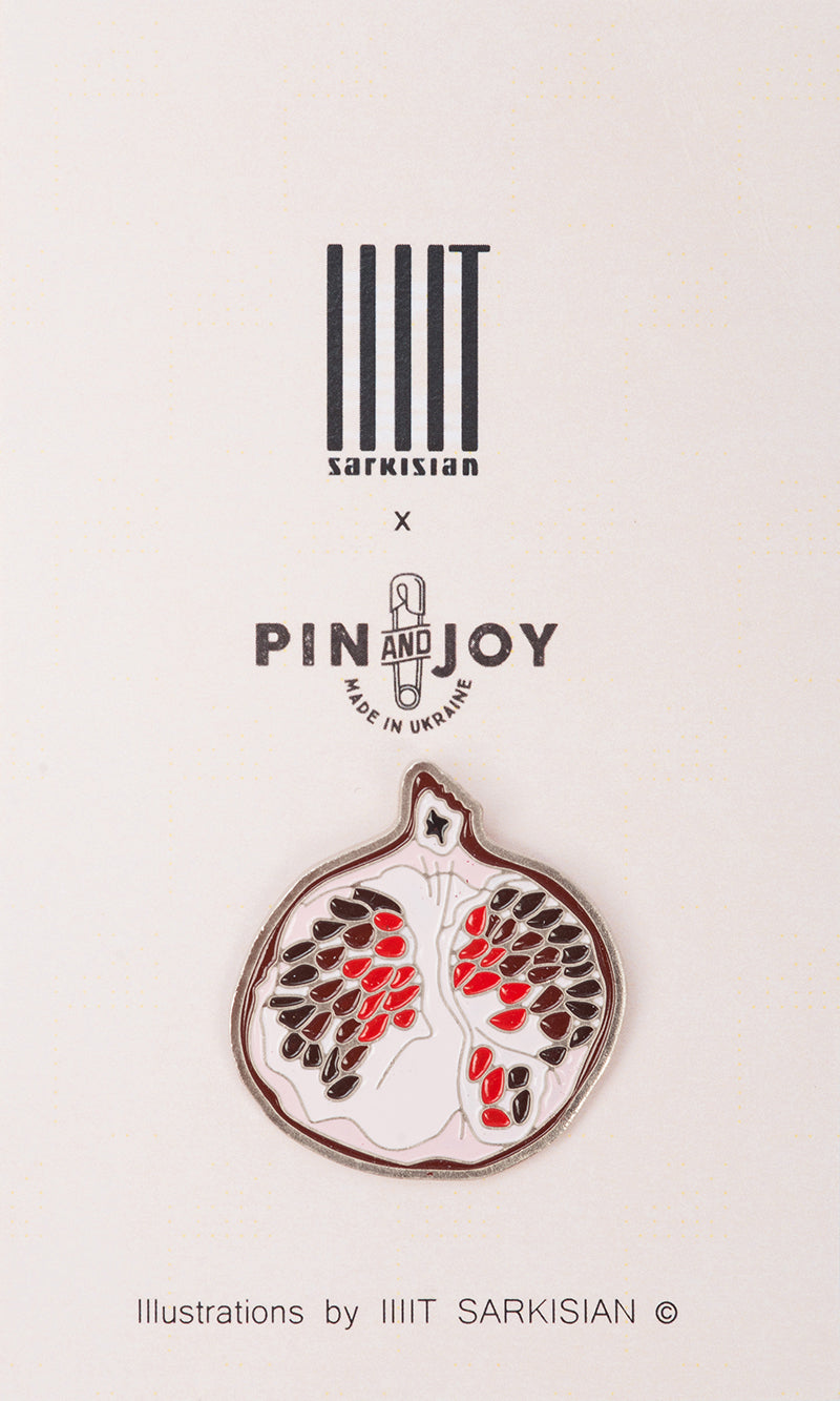 Enamel Pin Pomegranate presentation mode