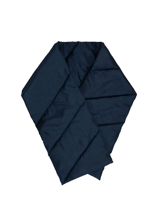 Quilted Shell Scarf - Navy Blue