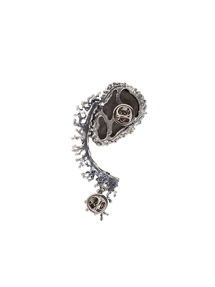 Black Phantom Brooch full view
