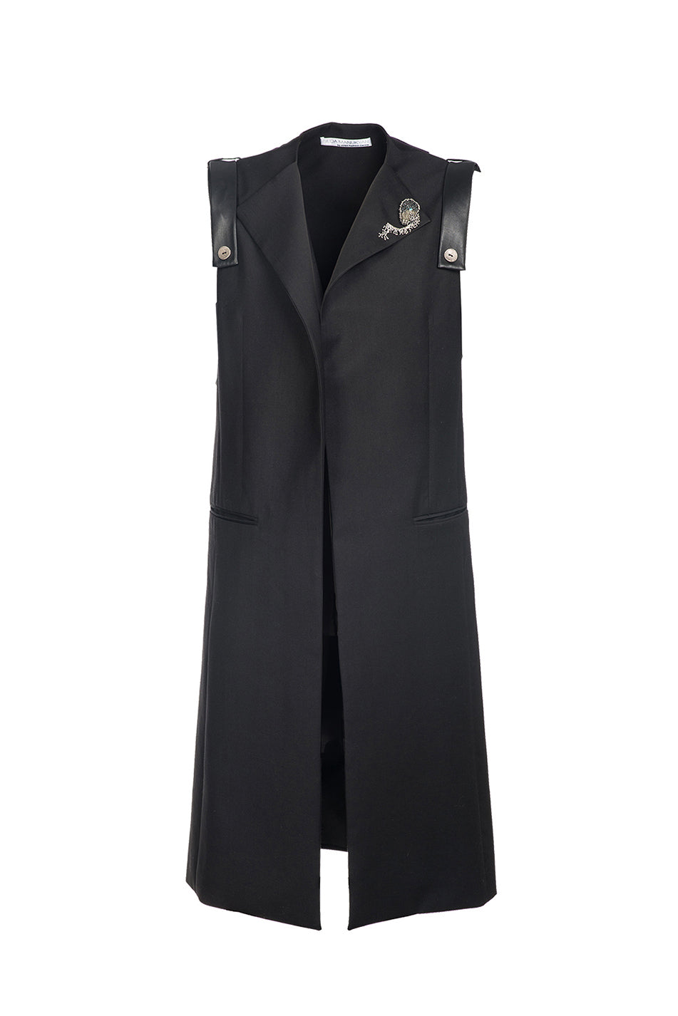 Black Phantom Waistcoat - Men