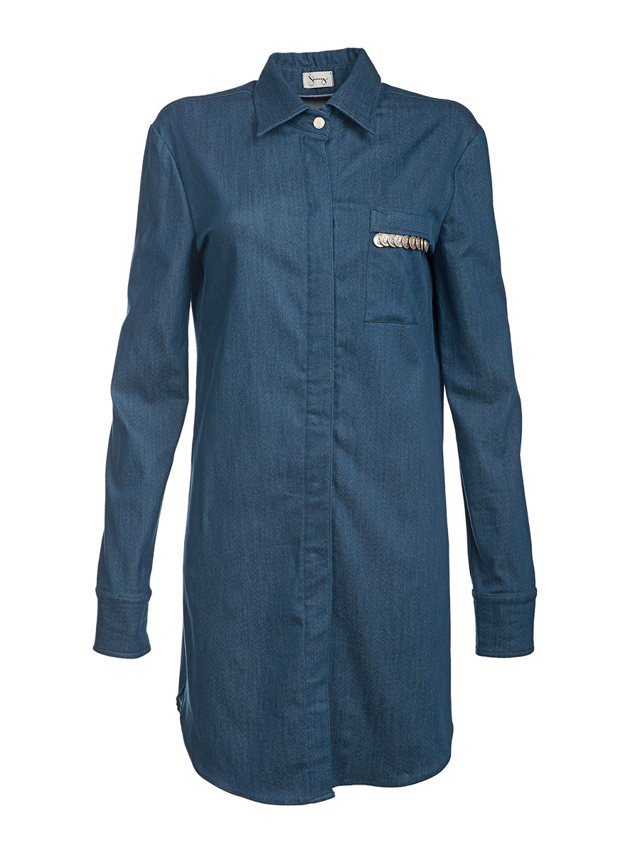 Denim Shirt Dress