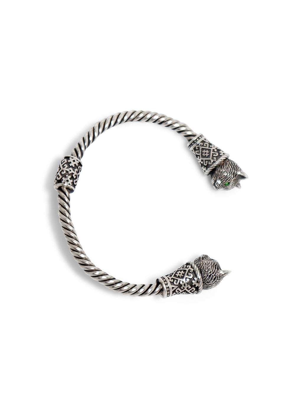Shabeeg Ornaments - Silver Engraved Bangle