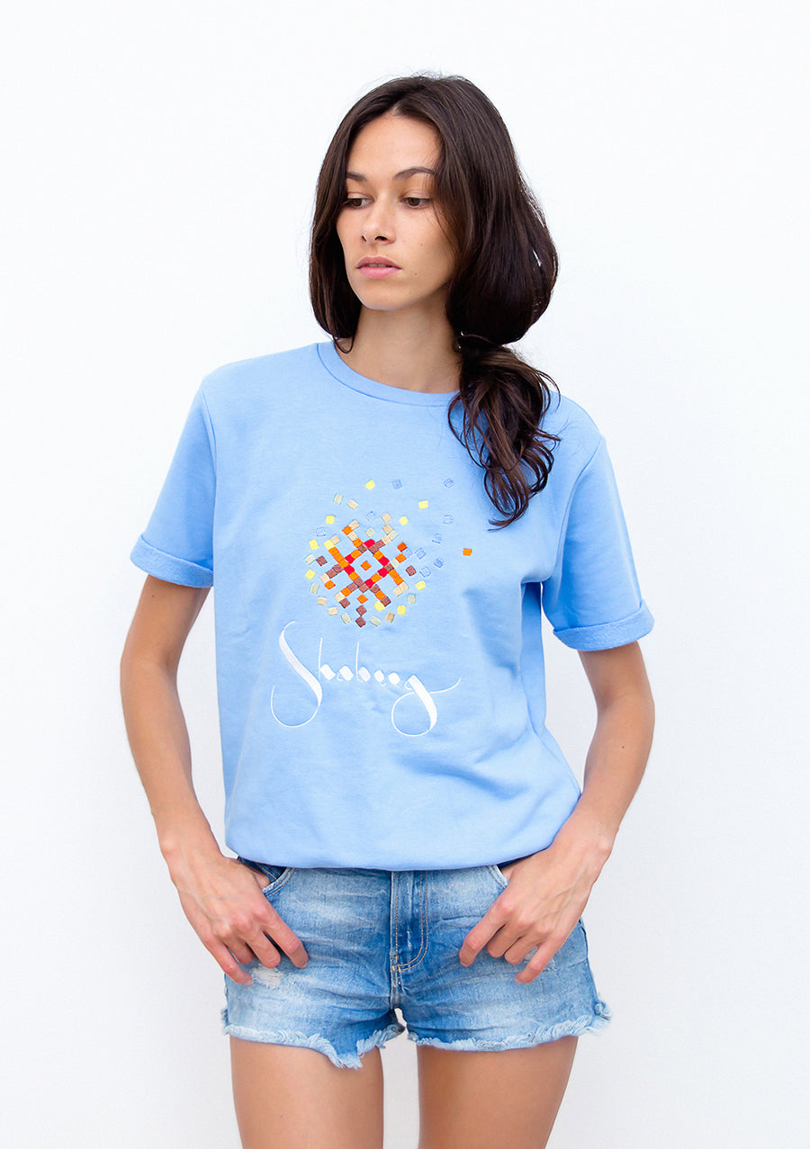 Sweatshirt with Coloured Logo