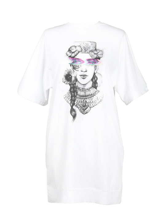 Shabeeg Blurred Taraz Top